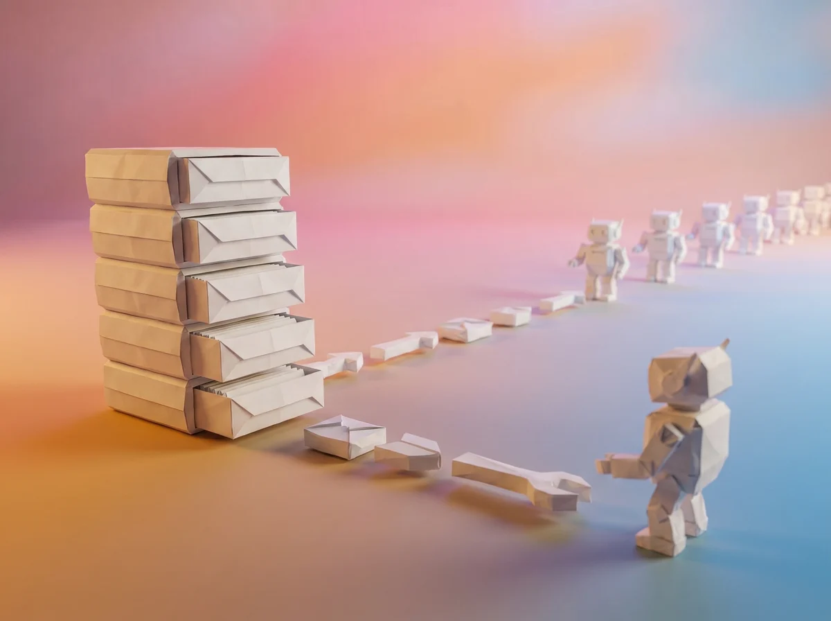 The pattern behind business AI that works: a knowledge server plus an agent pipeline